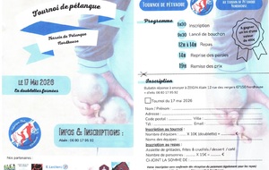 Tournoi Amical de Nordhouse 17 05 2026 Doublettes Formées