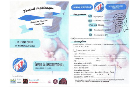 Tournoi Amical de Nordhouse le 17.05.2026